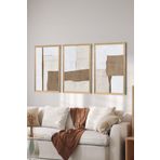 Artavessa 3 Parça Ahşap Çerçeve Görünümlü Mdf Tablo Seti ERSYCRVSZ3SET13, 15 x 20