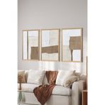 Artavessa 3 Parça Ahşap Çerçeve Görünümlü Mdf Tablo Seti ERSYCRVSZ3SET13, 20 x 30