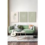 Artavessa 3 Parça Çerçeve Görünümlü Mdf Tablo Seti - ARTSYCLLCT13-1520