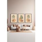 Artavessa 3 Parça Çerçeve Görünümlü Mdf Tablo Seti - ARTSYCLLCT24-3348
