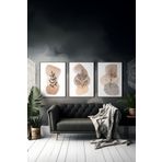 Artavessa 3 Parça Çerçeve Görünümlü Mdf Tablo Seti - ARTSYCLLCT29-2030