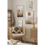 Artavessa 4 Parça Ahşap Çerçeve Görünümlü Mdf Tablo Seti, 150 x 200