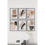 Artavessa 6 Parça Çerçeve Görünümlü Mdf Tablo Seti ART6XPML18, 15 x 20
