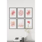 Artavessa 6 Parça Çerçeve Görünümlü Mdf Tablo Seti ART6XPML9, 13 x 17