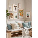 Artavessa 7 Parça Ahşap Çerçeve Görünümlü Mdf Tablo Seti