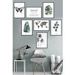 Artavessa 7 Parça Çerçeve Görünümlü Mdf Tablo Seti ART7XPML21, 13 x 17