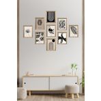 Artavessa 9 Parça Çerçeve Görünümlü Mdf Tablo Seti