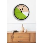 Artavessa Dekoratif Ahşap Mdf 3D Efektli 5mm Duvar Saati - Model 2, 36 x 36