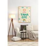 Artavessa Gerçek Ahşap Çerçeveli Kişiye Özel (GÖNDERDİĞİNİZ İSMİ YAZIYORUZ) Mdf Tablo 33x48 Cm - Model 2