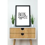 Artavessa Tek Parça 33x48 cm Çerçeve Görünümlü Yazılı Mdf Tablo "Bon Appetit"