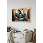 Artavessa Tek Parça Ahşap Çerçeve Görünümlü Köpek Baskılı MDF 20x30 cm Tablo - Model 4, 20 x 30