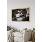 Artavessa Tek Parça Ahşap Çerçeve Görünümlü Köpek Baskılı MDF 48x33 cm Tablo - Model 41, 33 x 48