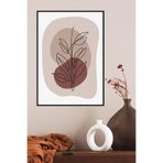 Artavessa Tek Parça Ahşap Çerçeve Görünümlü Pantene Renk Serisi MDF Tablo 20x30 cm - Model 12, 33 x 48
