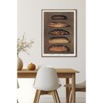 Artavessa Tek Parça Ahşap Çerçeve Görünümlü Pantene Renk Serisi MDF Tablo 20x30 cm - Model 17, 33 x 48