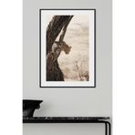 Artavessa Tek Parça Ahşap Çerçeve Görünümlü Pantene Renk Serisi MDF Tablo 33x48 cm - Model 8, 33 x 48
