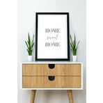 Artavessa Tek Parça Çerçeve Görünümlü Yazılı Mdf Tablo "Home Sweet Home"