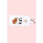 Artcrelier Bare Bear Keçe Gözlük Kılıfı, Çizdirmez Gözlük Kılıfı, Isimli Gözlük Kılıfı, Gözlük Kabı