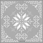 Artdeco 109 Etamin-1 30x30 cm Stencil Boyama Şablonu