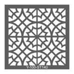 Artdeco 140 Fas Bordür-2 30x30 cm Stencil Şablon