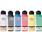 Artdeco 140 ml 6'lı Canlı Renkler Akrilik Boya Su Bazlı ve Sağlığa Zararsız Özellikte