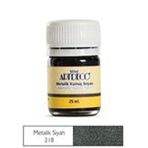 Artdeco 218 Siyah Metalik Kumaş Boyası