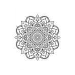 Artdeco 30X40 cm Mandala Desenli Tuval