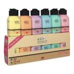 Artdeco Akrilik Boya Seti 6 x 75 ml Pastel Renkler Yüksek Kaliteli Pigmentler ile Çok Yönlü Kullanım