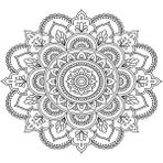 Artdeco Otantik Mandala 1 Desenli Tuval 30 x 40 cm