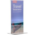 Arte Display T Tipi Dikey 10X21CM Pleksi Masaüstü Şeffaf Föylük Broşürlük Fiyatlık 5li Paket
