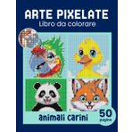 Arte pixelate. Libro da colorare - animali carini. Libro da colorare per adulti colora con i numeri. Per gli adulti che amano l'arte del pixel. Il libro include cuccioli di animali