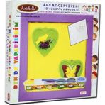 Artebella 03 I Çocuk Ahşap Çerçeveli 3D Seramik Pano Boyama Seti