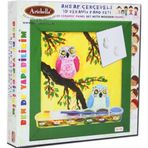 Artebella 05 I Çocuk Ahşap Çerçeveli 3D Seramik Pano Boyama Seti