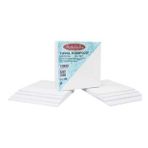 Artebella 10x10 cm 8'li Set Preslenmiş Tuval Kompozit
