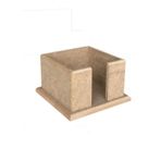 Artebella 10x10x7 cm Ahşap Blok Notluk