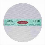 Artebella 20 cm Yuvarlak Preslenmiş Tuval Kompozit