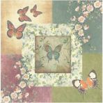 Artebella 25x25 cm 6007K Koyu Zemin Mixart Kolay Transfer