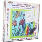Artebella 32x32 cm Mandala Tuval Boyama Seti