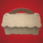 Artebella 37x28x21 cm MDF Ahşap Takım Sandığı
