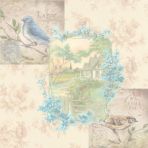Artebella 6004K Koyu Zemin 25x25 cm Mixart Kolay Transfer