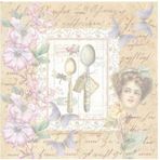 Artebella 6045K Koyu Zemin 25x25 cm Mixart Kolay Transfer
