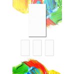 Artebella 9X17 cm Pres Kompozit Tuval 3'lü Set
