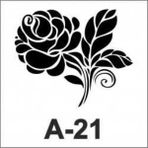 Artebella A-21 20X20 cm Stencil