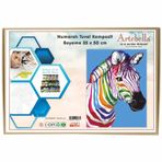 Artebella ANTB0007 Zebra 35x50 cm Numaralı Tuval Kompozit Boyama
