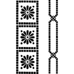 Artebella D-10 20X30 cm Stencil