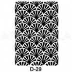 Artebella D-29 20X30 cm Stencil