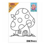 Artebella DKT011 25x35 cm Desenli Tuval Kompozit Boyama