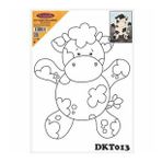Artebella DKT013 25x35 cm Desenli Tuval Kompozit Boyama