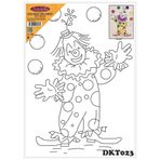Artebella DKT023 25x35 cm Desenli Tuval Kompozit Boyama