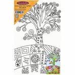 Artebella DKT052 20x30 cm Desenli Tuval Kompozit Boyama