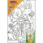 Artebella DKT055 20x30 cm Desenli Tuval Kompozit Boyama